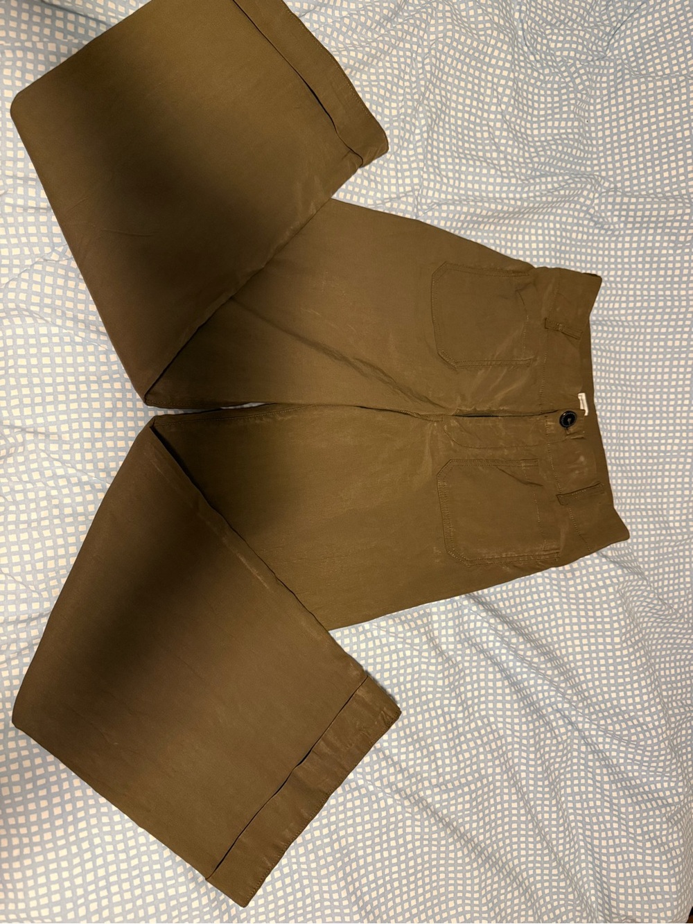 Anthropologie Women's Maeve Olive Green Casual Trousers size 29